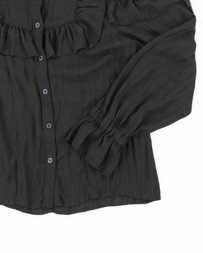 Vintage Y2k 00s Moussy Ruffle Blouse - M