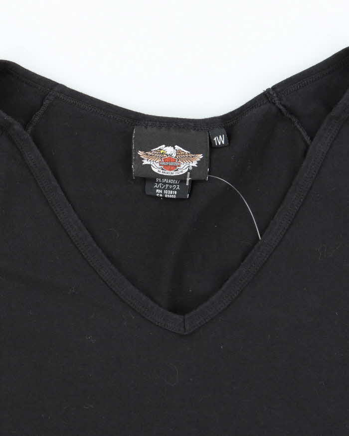 Vintage Y2k 00s Harley Davidson Cut-out Top - XL