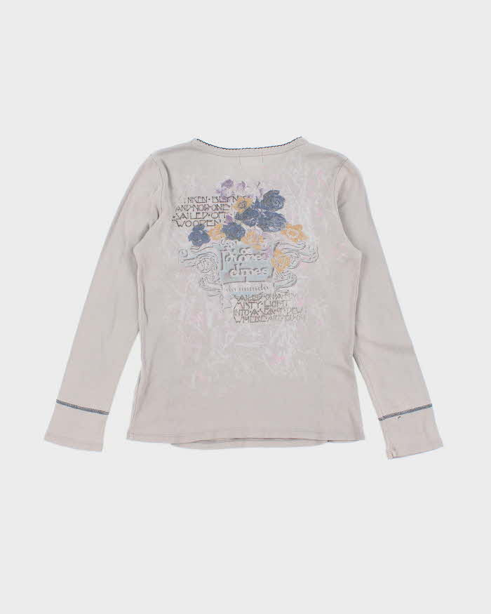 Vintage Y2k 00s To The Angel Long Sleeve Top - M