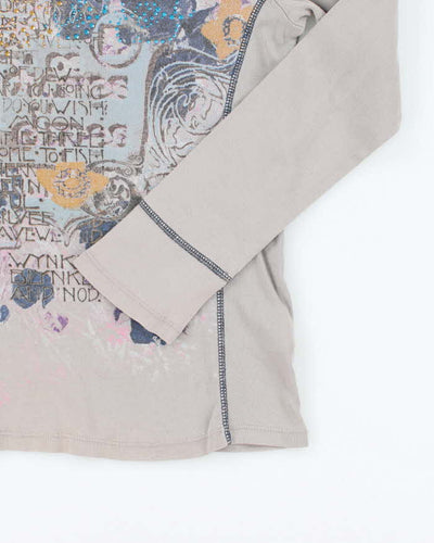 Vintage Y2k 00s To The Angel Long Sleeve Top - M