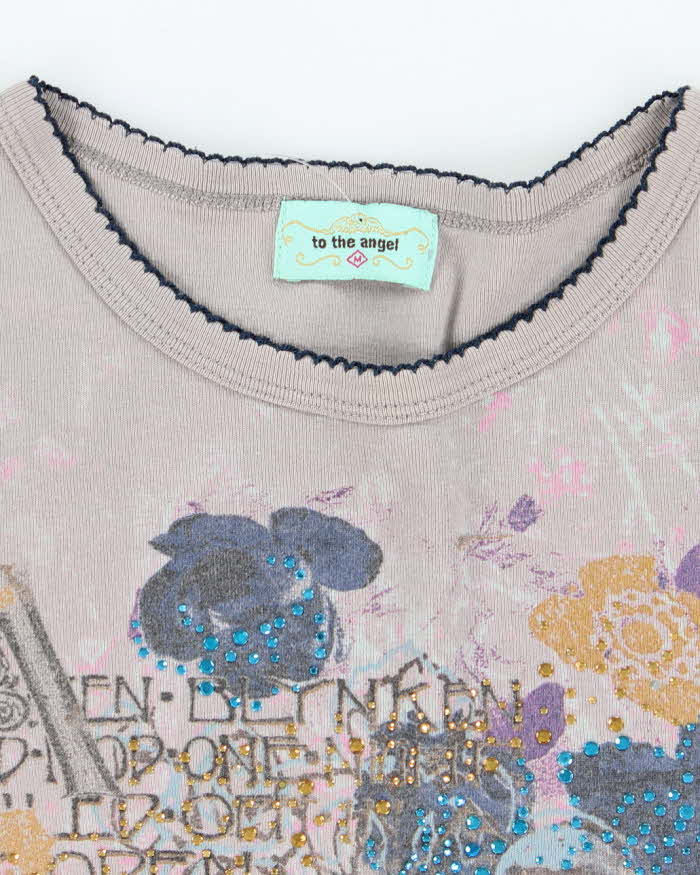 Vintage Y2k 00s To The Angel Long Sleeve Top - M