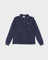 Vintage Lacoste Long Sleeve Polo Shirt - M