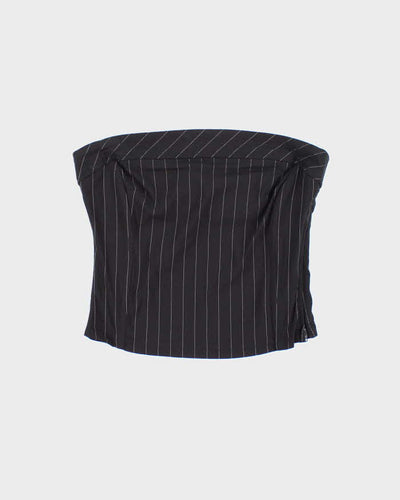 Vintage Y2k 00s Clockhouse Pin Stripe Top - S