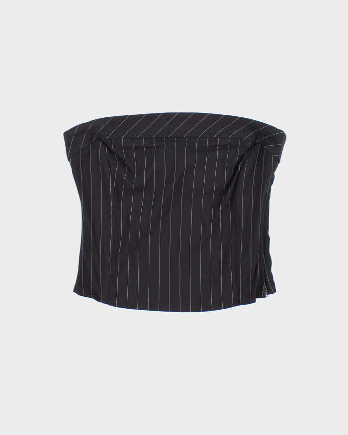 Vintage Y2k 00s Clockhouse Pin Stripe Top - S