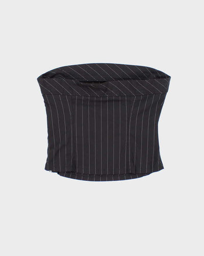 Vintage Y2k 00s Clockhouse Pin Stripe Top - S