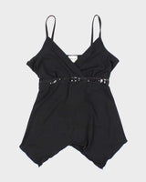 Vintage Y2k 00s Pelican Cove Waterfall Hem Cami - S