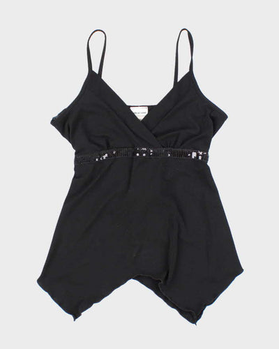 Vintage Y2k 00s Pelican Cove Waterfall Hem Cami - S