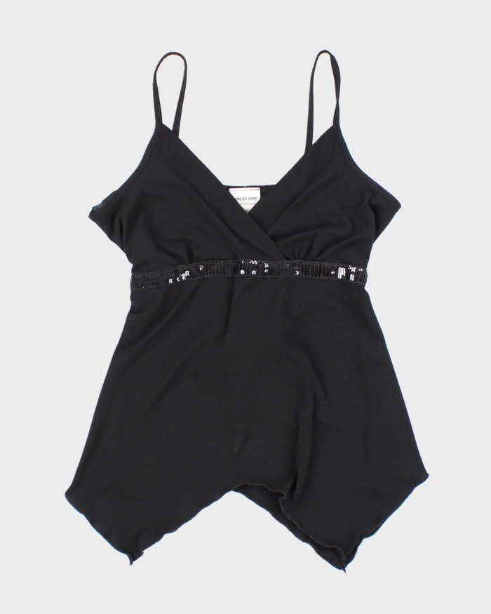 Vintage Y2k 00s Pelican Cove Waterfall Hem Cami - S
