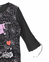 Vintage Y2k 00s Lolina Double Mesh Top - L