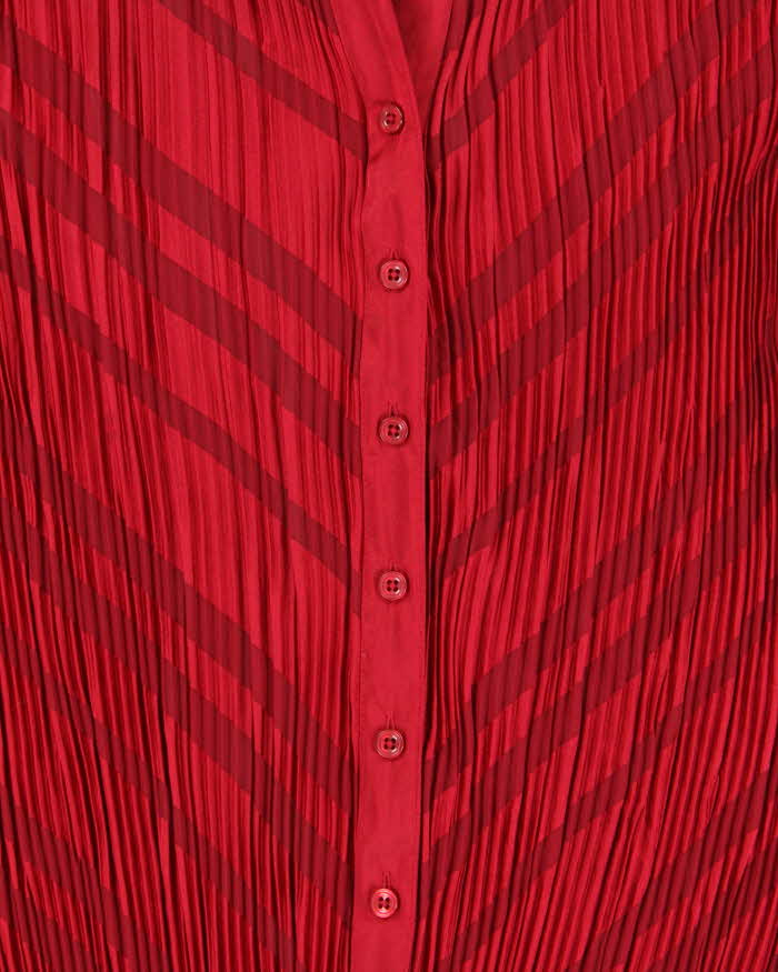 Vintage Y2k 00s Reitmans Plisse Sher Satin Blouse - XL