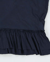 Vintage Burberry Blue Label Shoulder Tie Frill Top - M
