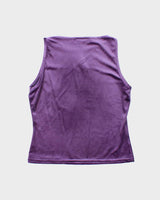 Vintage 90s Accomplice Velvet Glittery Top - S