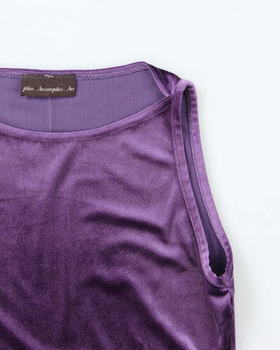 Vintage 90s Accomplice Velvet Glittery Top - S