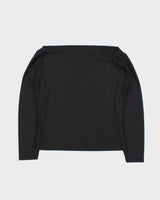 Vintage Y2k 00s Benetton Slash Cowl Neck Top - L