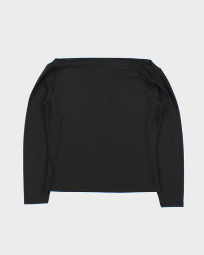 Vintage Y2k 00s Benetton Slash Cowl Neck Top - L