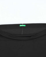 Vintage Y2k 00s Benetton Slash Cowl Neck Top - L