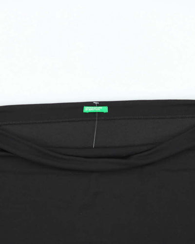 Vintage Y2k 00s Benetton Slash Cowl Neck Top - L