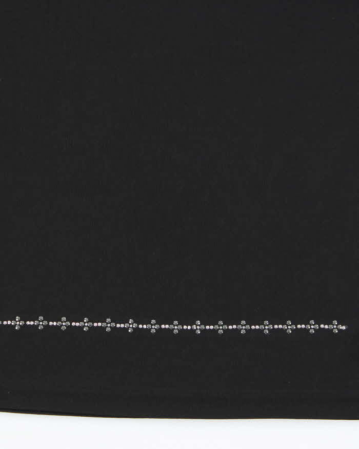 Vintage Y2k 00s Benetton Slash Cowl Neck Top - L