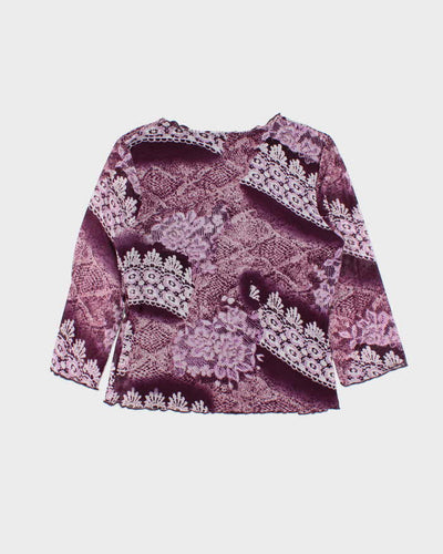 Vintage 90s 00s Bellessa Lined Mesh Top - M