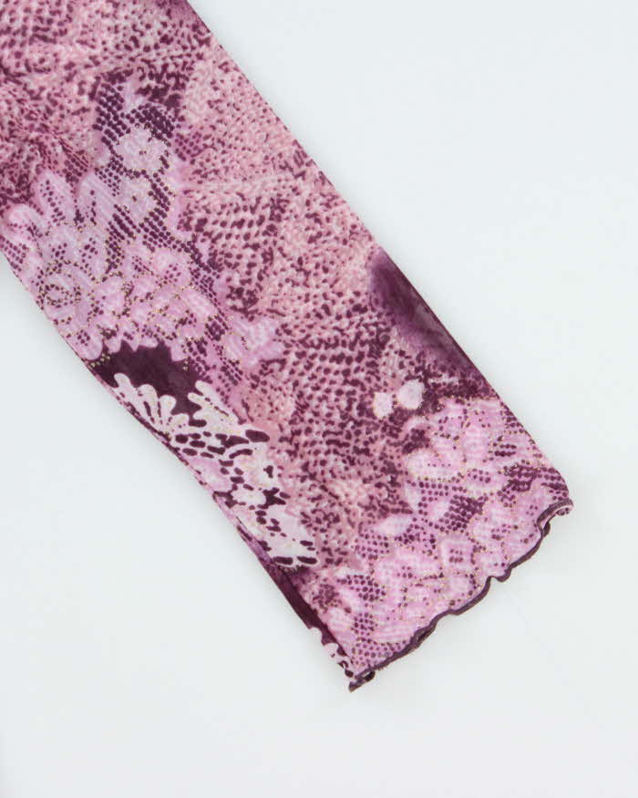 Vintage 90s 00s Bellessa Lined Mesh Top - M