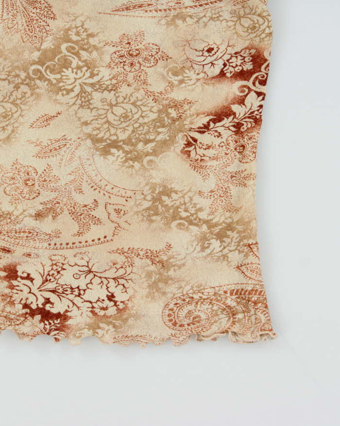 Vintage Y2k 00s Reitmans Mesh Top - L