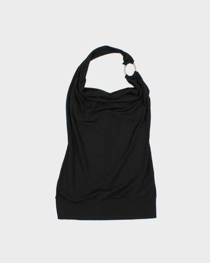 Vintage Y2k 00s Warehouse One Cowl Neck Halter Top - S