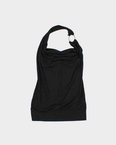 Vintage Y2k 00s Warehouse One Cowl Neck Halter Top - S