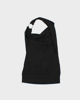 Vintage Y2k 00s Warehouse One Cowl Neck Halter Top - S