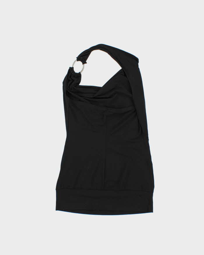 Vintage Y2k 00s Warehouse One Cowl Neck Halter Top - S