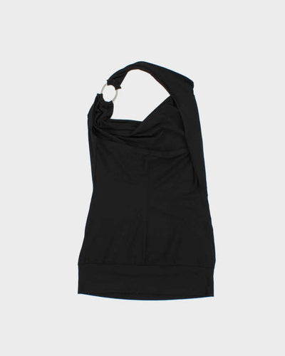 Vintage Y2k 00s Warehouse One Cowl Neck Halter Top - S