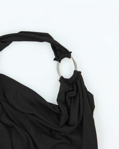 Vintage Y2k 00s Warehouse One Cowl Neck Halter Top - S