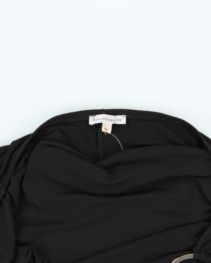 Vintage Y2k 00s Warehouse One Cowl Neck Halter Top - S