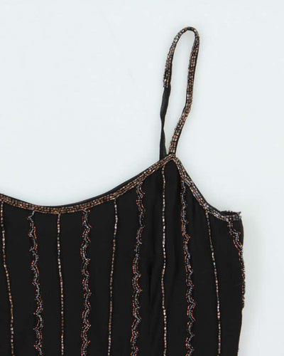 Vintage Y2k 00s Betsey Johnson Beaded Cami Top - S