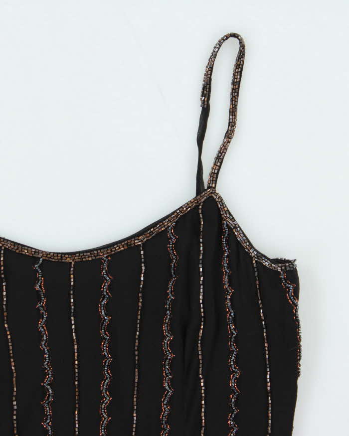 Vintage Y2k 00s Betsey Johnson Beaded Cami Top - S