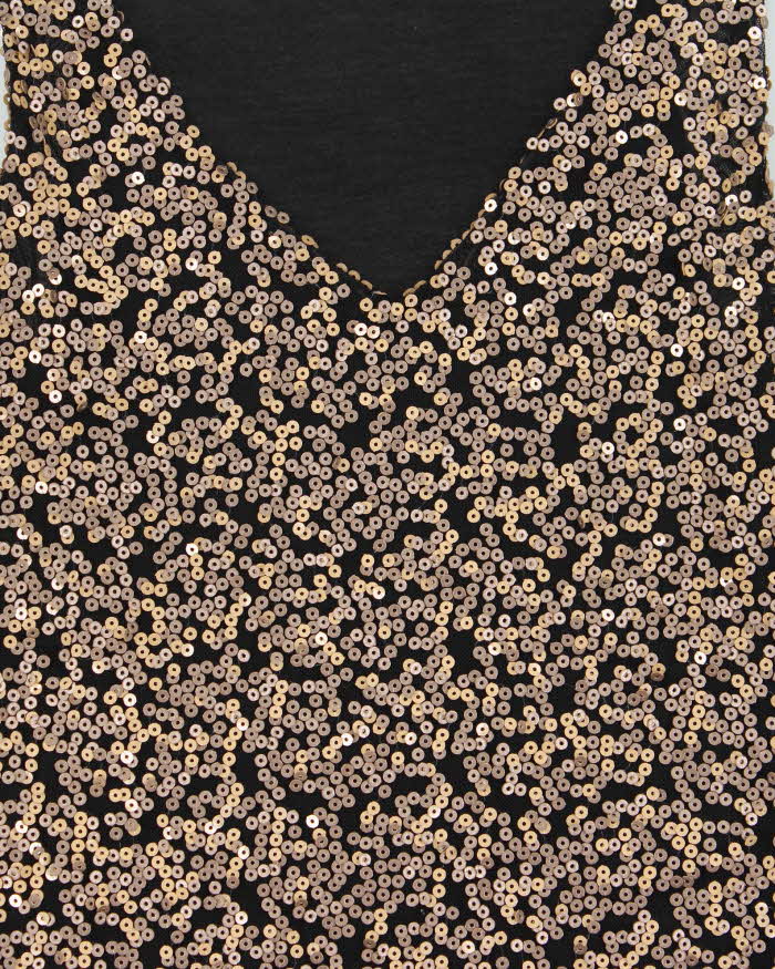 Vintage Women's 1990s Le Chateau Sequined Party Top - XXS