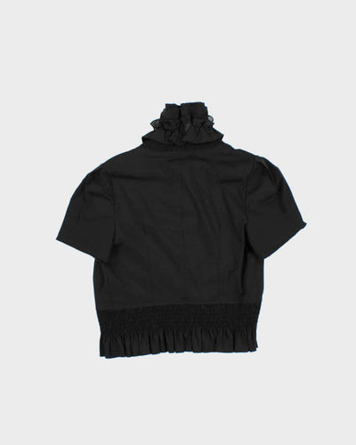 Vintage Y2k 00s Le Chateau Ruffle Bolero Top - S