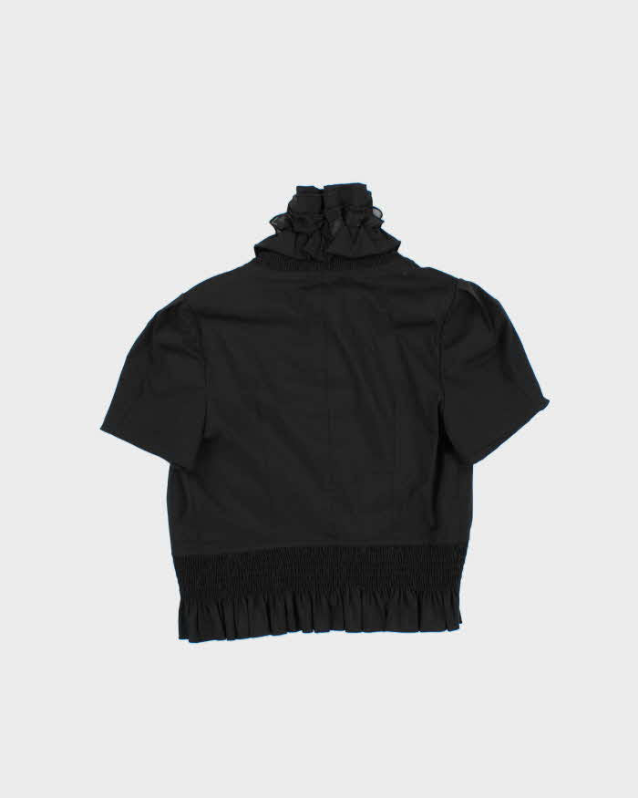 Vintage Y2k 00s Le Chateau Ruffle Bolero Top - S