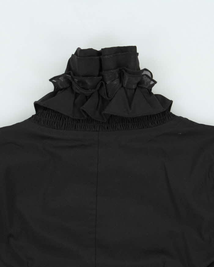 Vintage Y2k 00s Le Chateau Ruffle Bolero Top - S