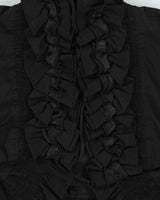 Vintage Y2k 00s Le Chateau Ruffle Bolero Top - S