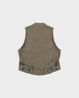 Vintage Y2k 00s DKNY Waistcoat Top - L