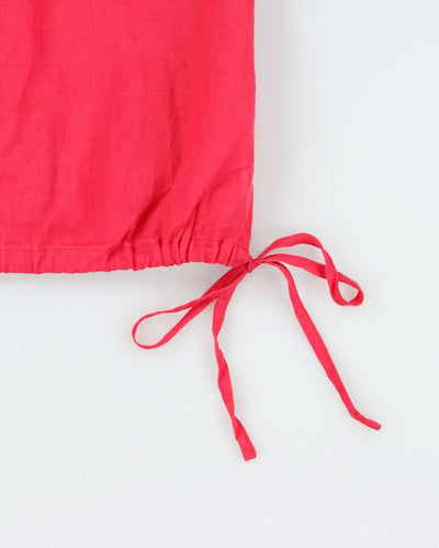 Vintage Burberry Buckle Strap Sleeveless Blouse - S