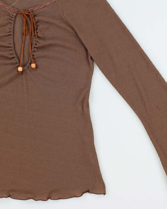 Vintage 90s Anne . X Bell Sleeve Top - S