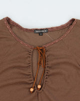 Vintage 90s Anne . X Bell Sleeve Top - S