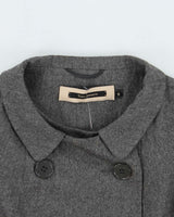 Tara Jarmon Double Breasted Wool Blend Waistcoat Top - M