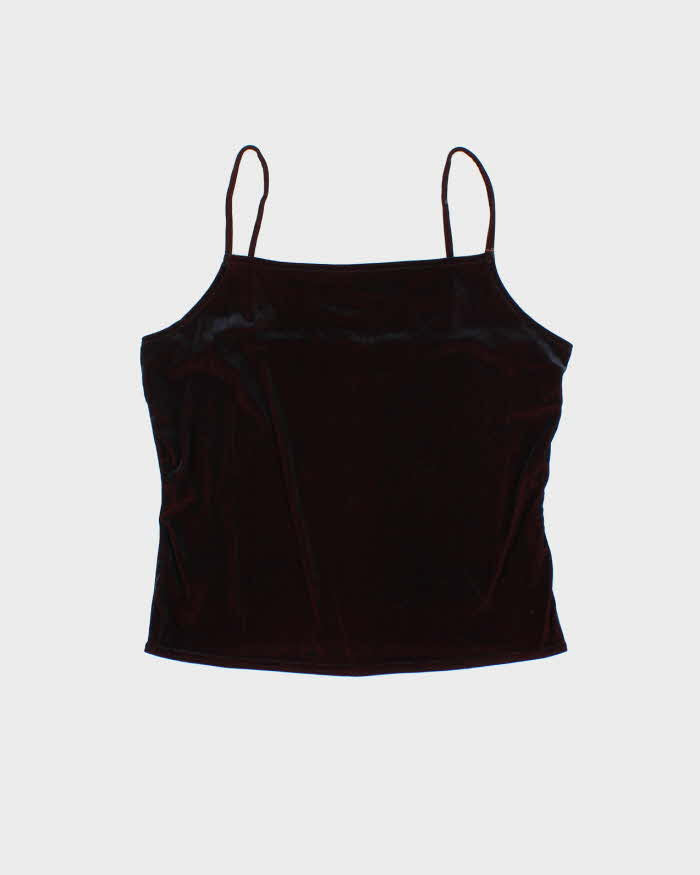 Vintage 90s M Studio Velvet Iridescent Cami - S