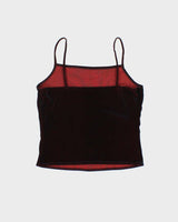 Vintage 90s M Studio Velvet Iridescent Cami - S