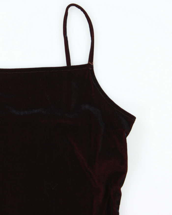Vintage 90s M Studio Velvet Iridescent Cami - S