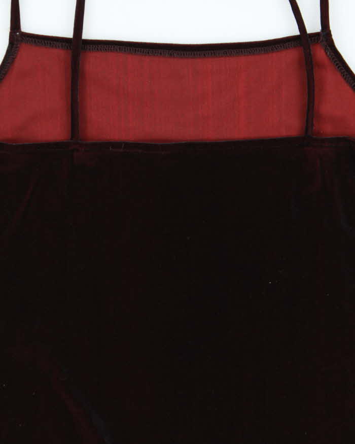 Vintage 90s M Studio Velvet Iridescent Cami - S