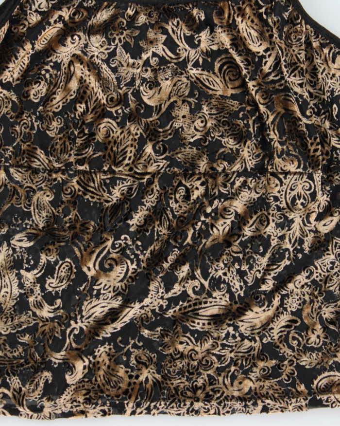 Vintage 90s Beechers Brooks Mesh Velvet Cami - XS