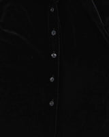 Vintage 90s Jax Velvet Button-up Top - M